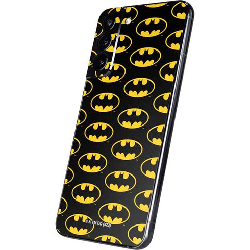 DC Comics Batman Logo Pattern Galaxy S22 Plus Skin